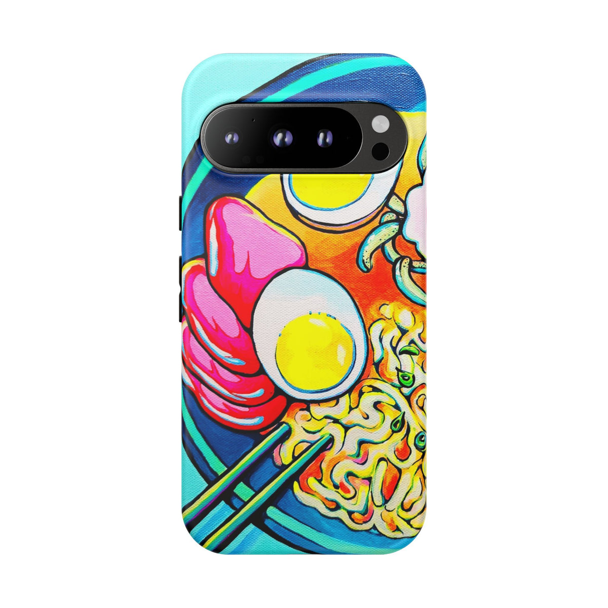 Coque de téléphone résistante Neon Ramen