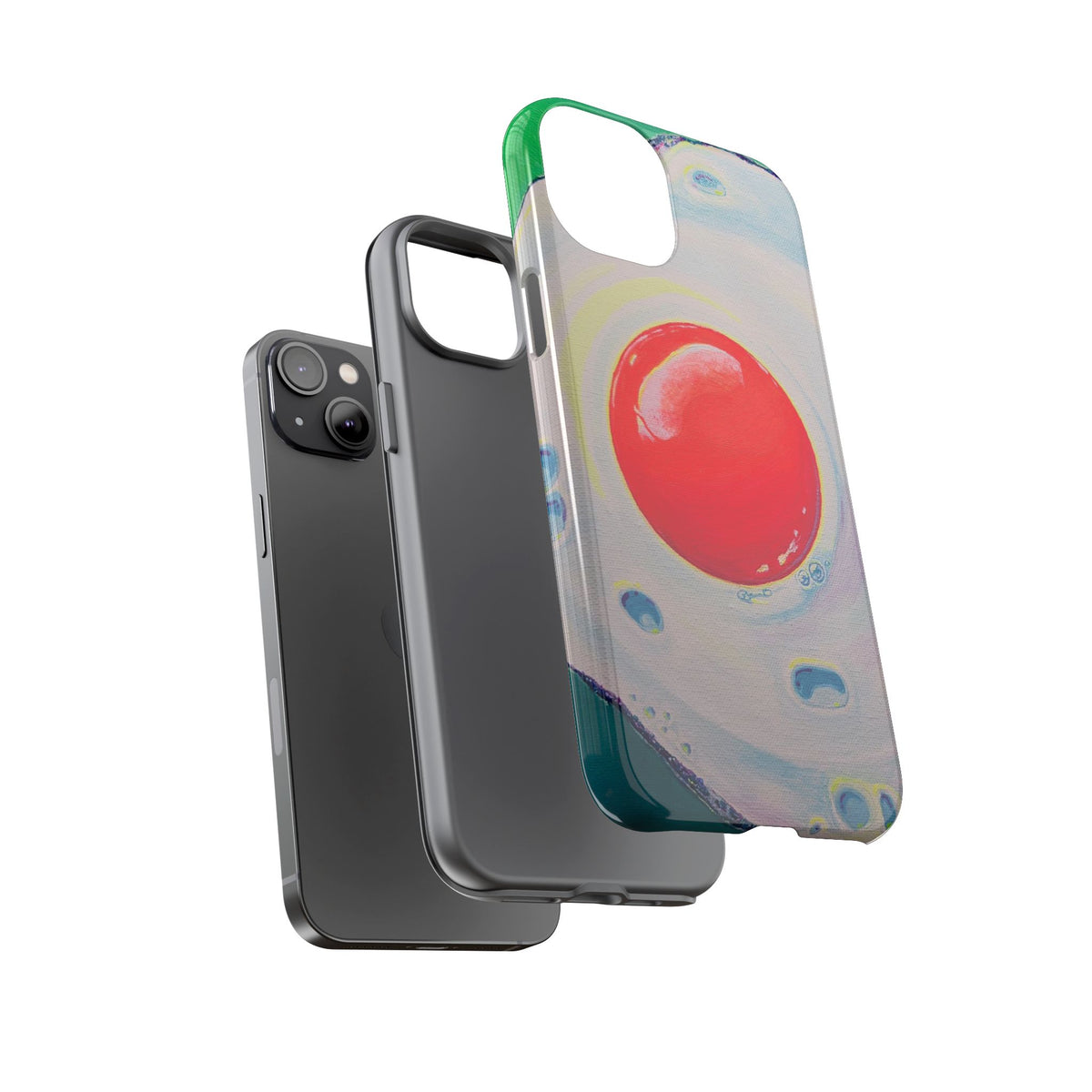 Neon Fried Egg Tough Phone Case