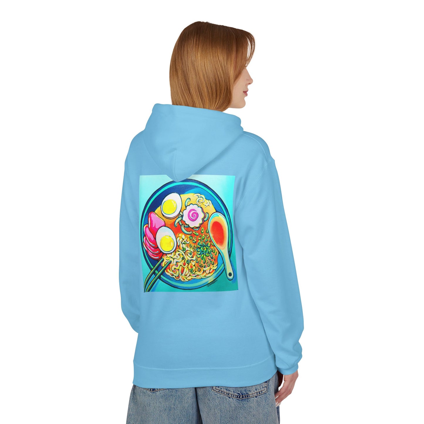 Unisex Neon Ramen Soft Hoodie