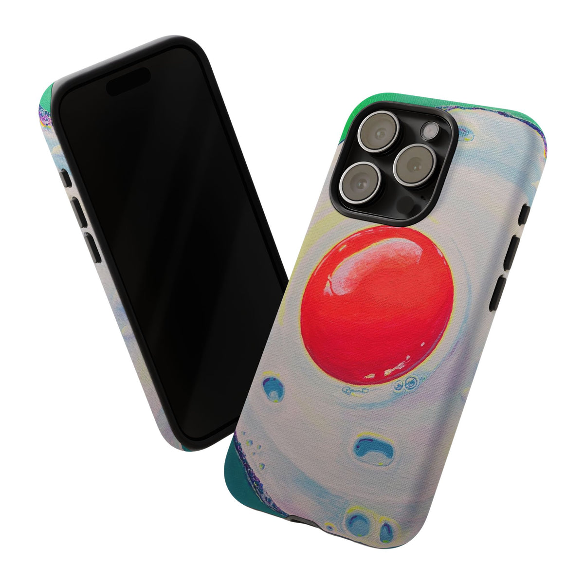 Neon Fried Egg Tough Phone Case