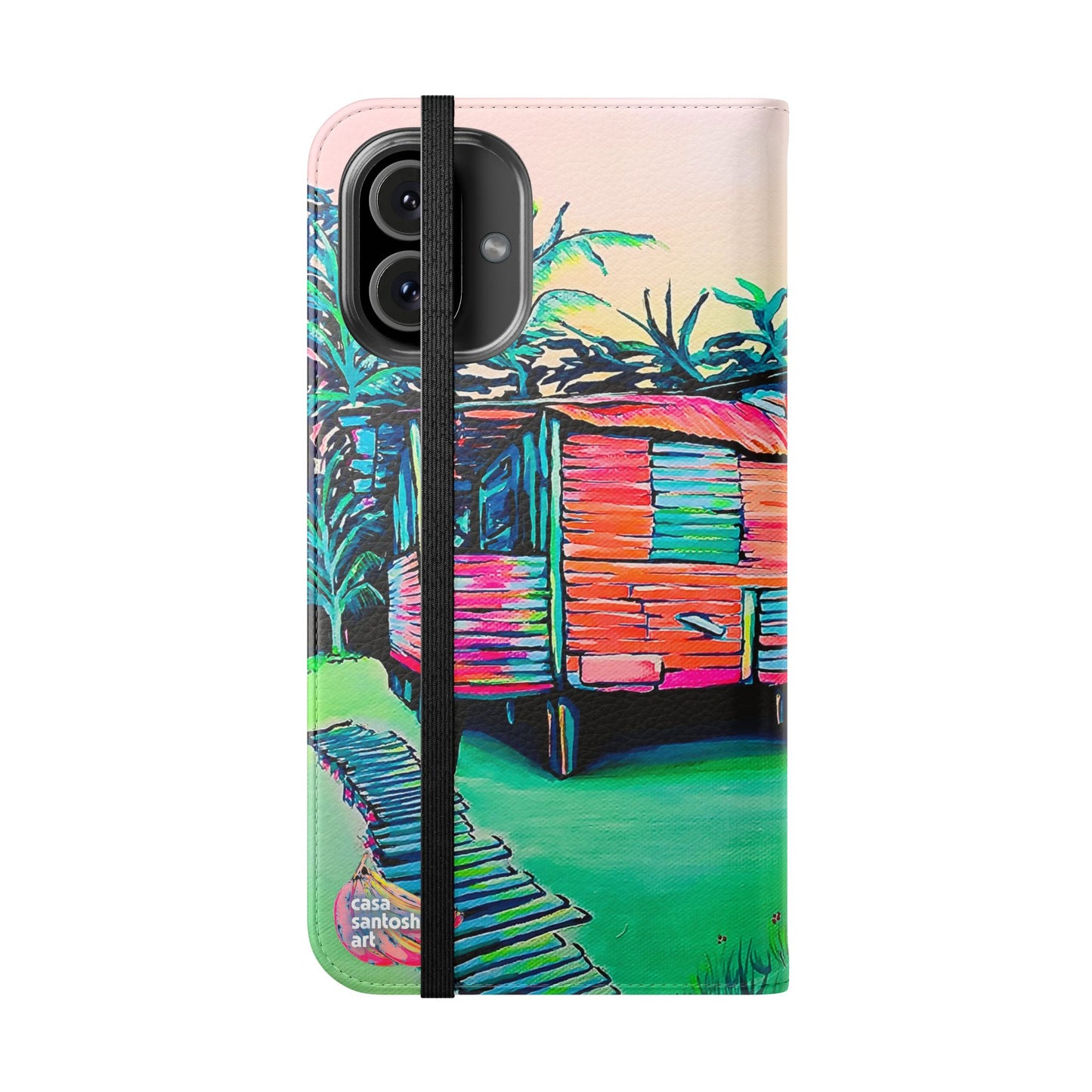 Luis Russell House Bocas Flip Phone Case – Wallet Cover with Card Slots
