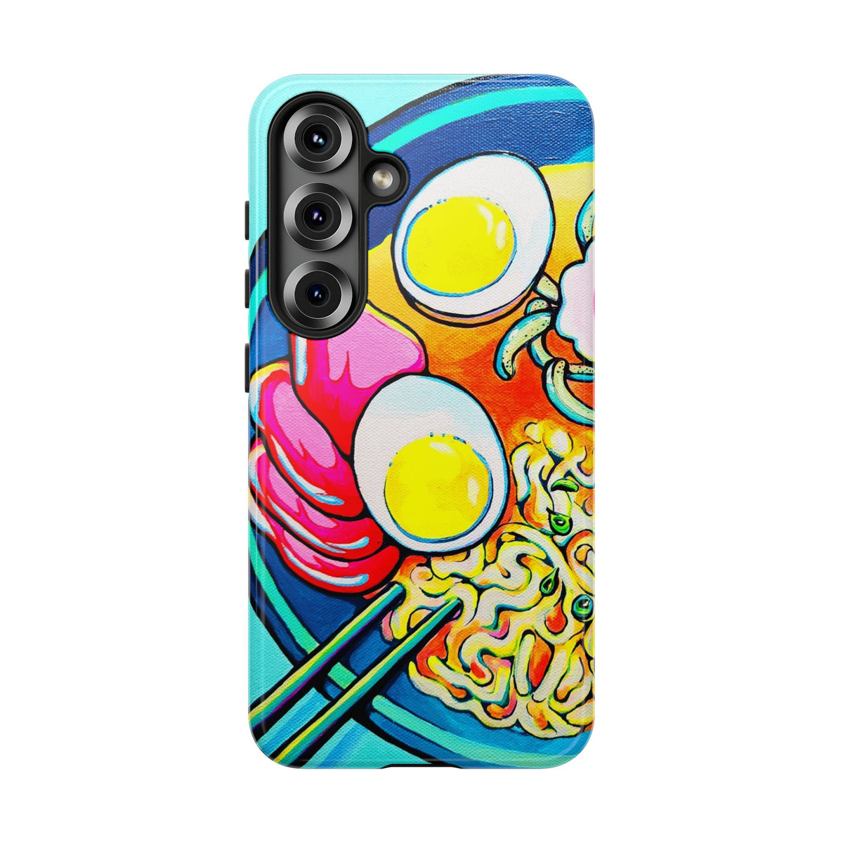 Coque de téléphone résistante Neon Ramen