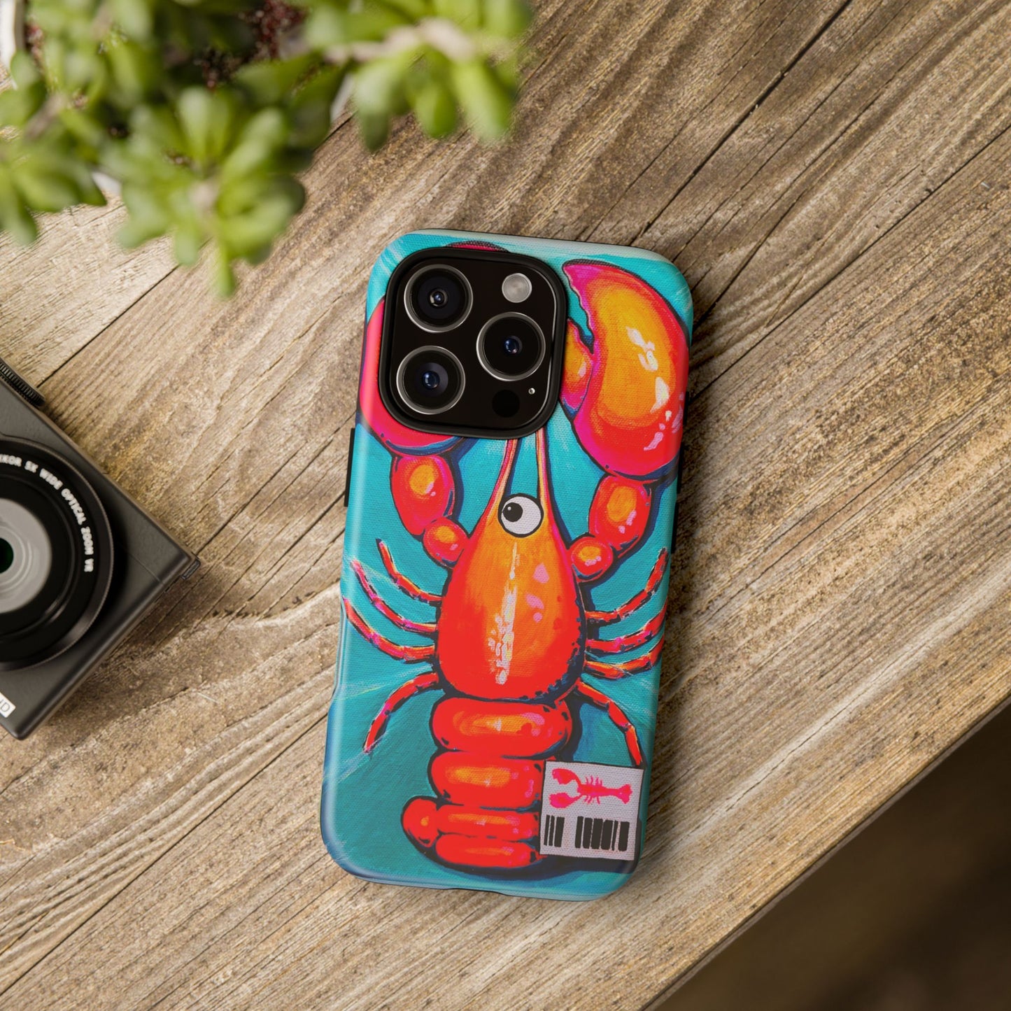 Neon Lobster Tough Phone Case