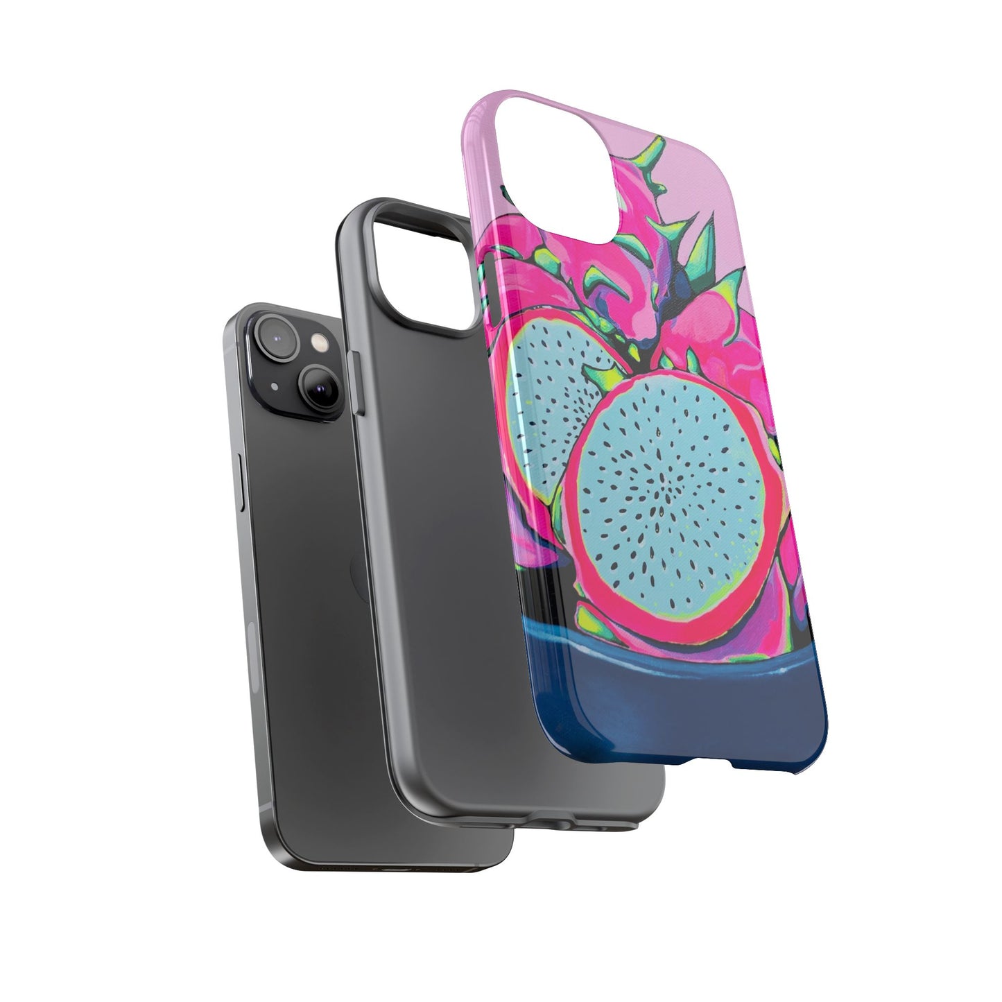 Neon Pink Dragon Fruit Tough Phone Case