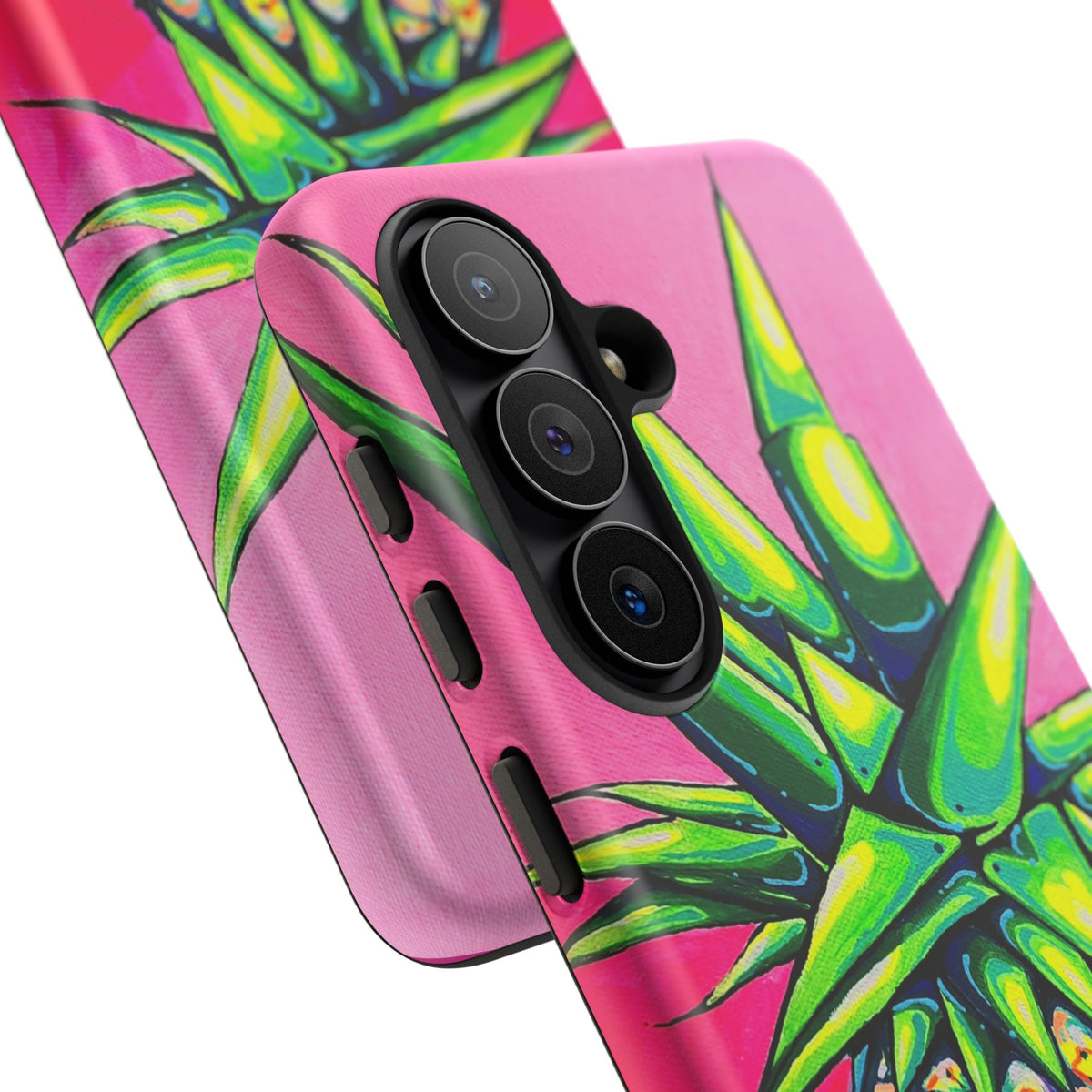 Neon Pineapple Tough Phone Case