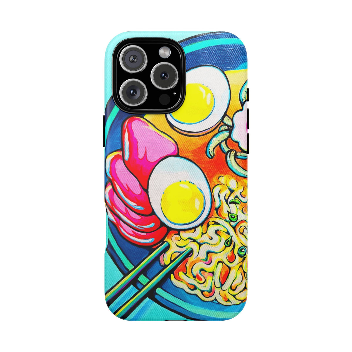 Coque de téléphone résistante Neon Ramen