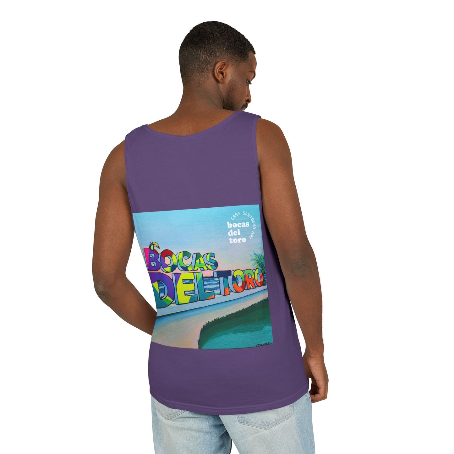 Unisex Bocas Del Toro Sign Tank Top - Perfect for Summer Vibes