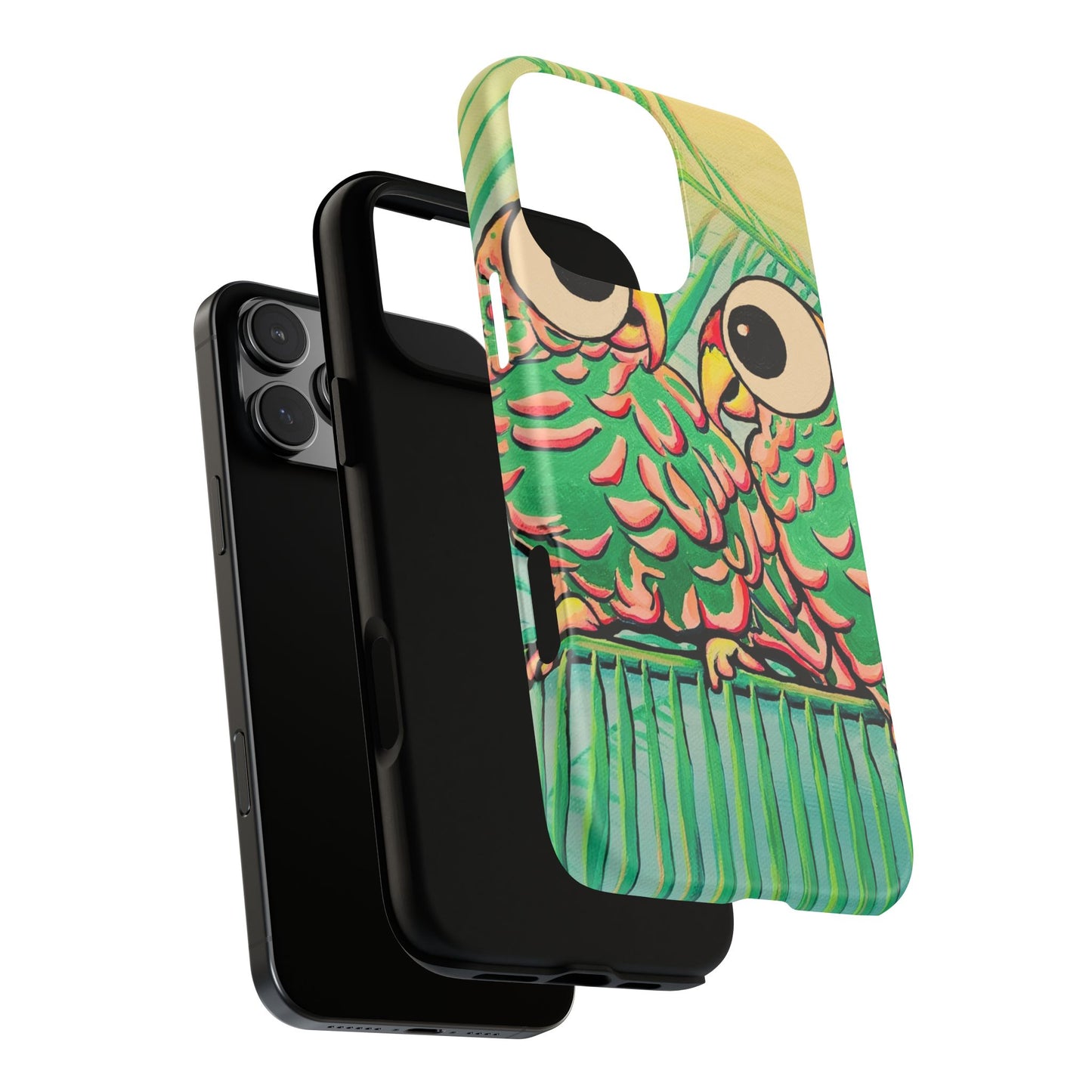 Chatty Cyclops Parrots Tough Phone Case