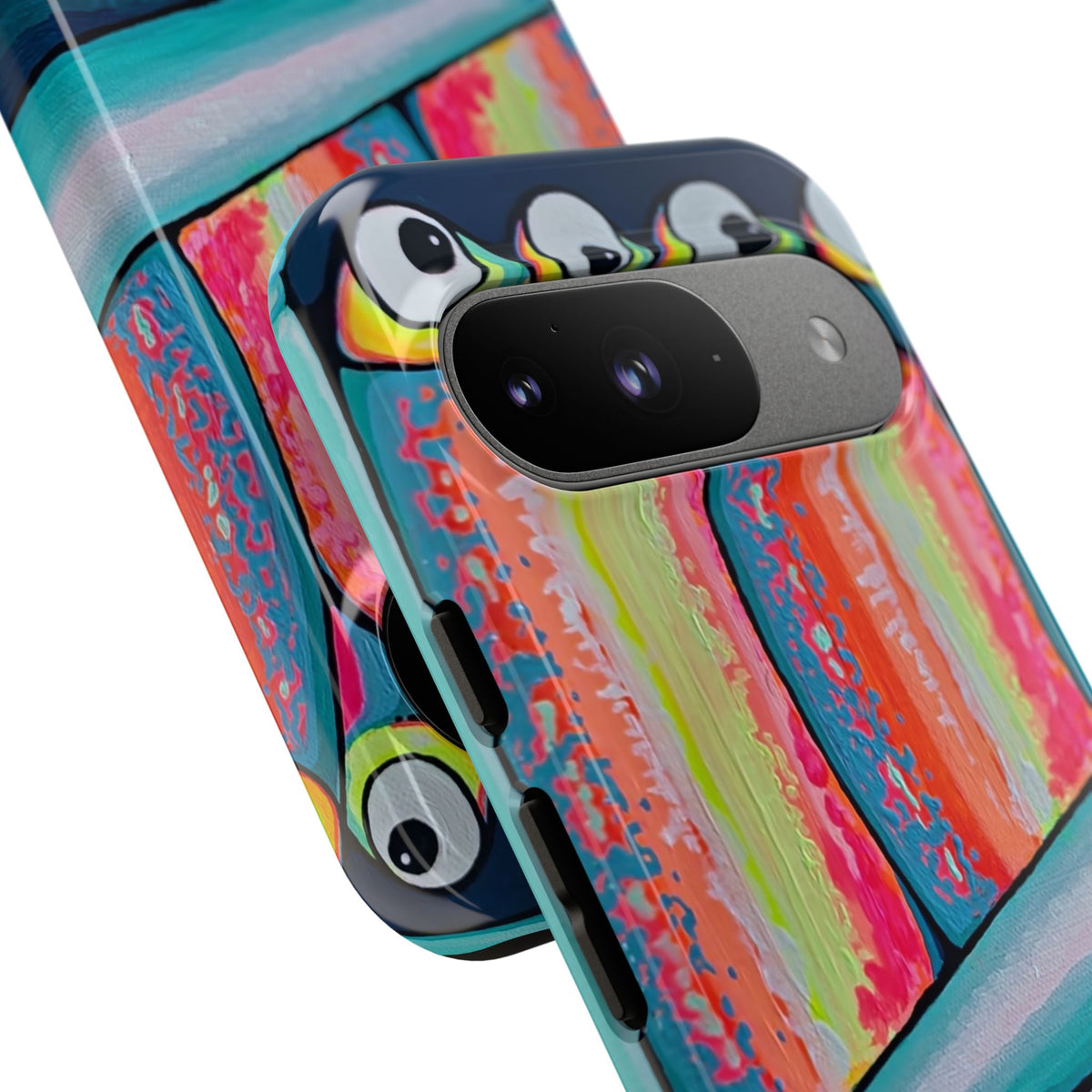 Neon Sardines Tough Phone Case