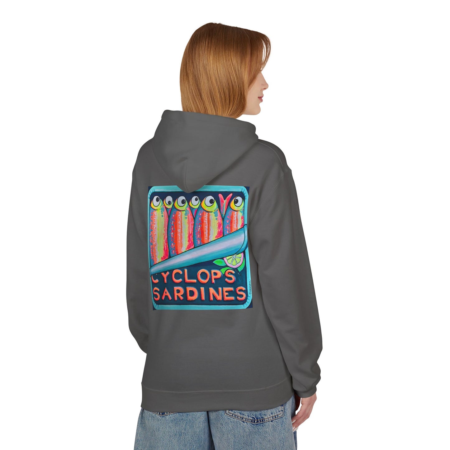 Unisex Neon Sardines Soft Hoodie