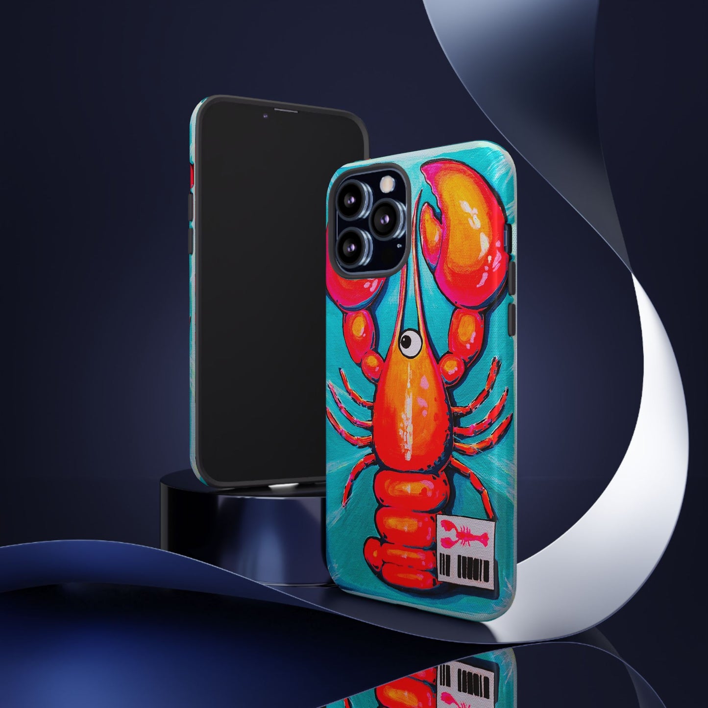 Neon Lobster Tough Phone Case