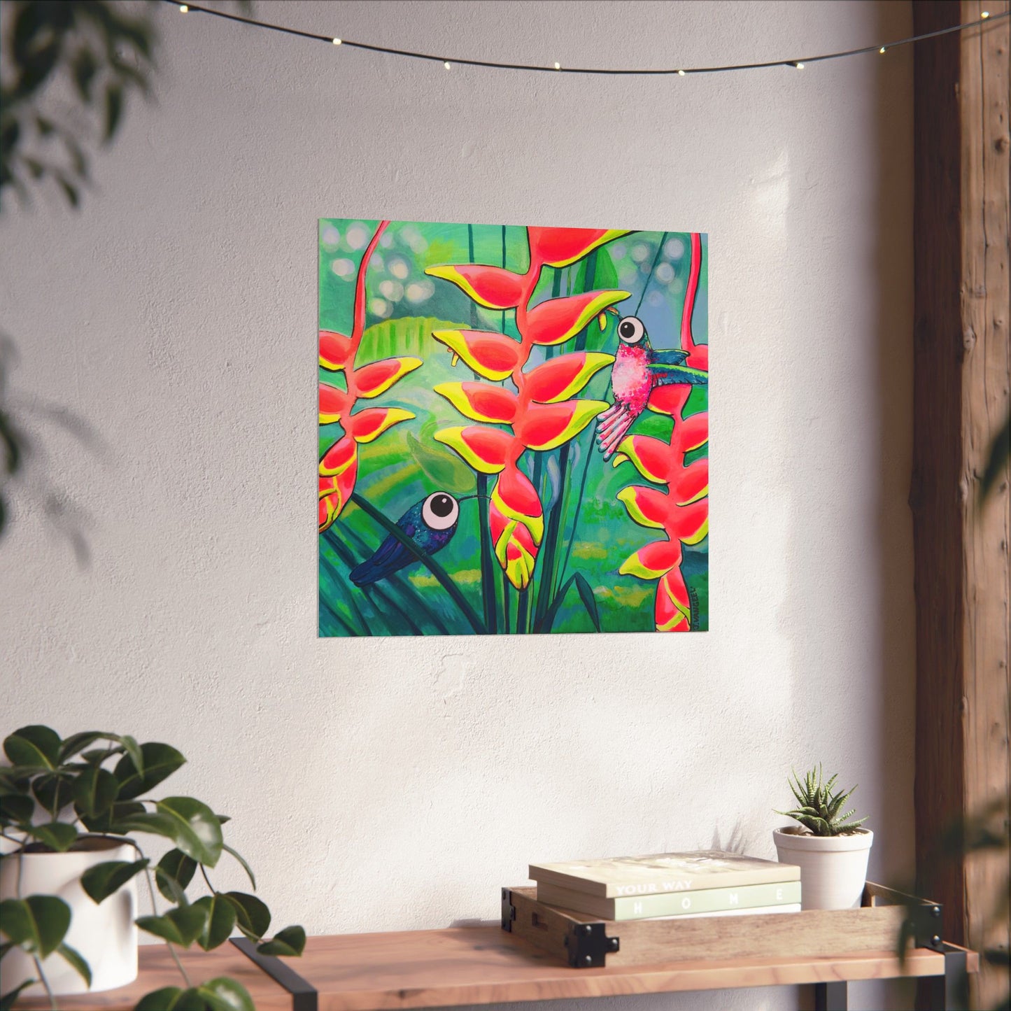 Cyclops Hummingbirds Giclée Art Poster