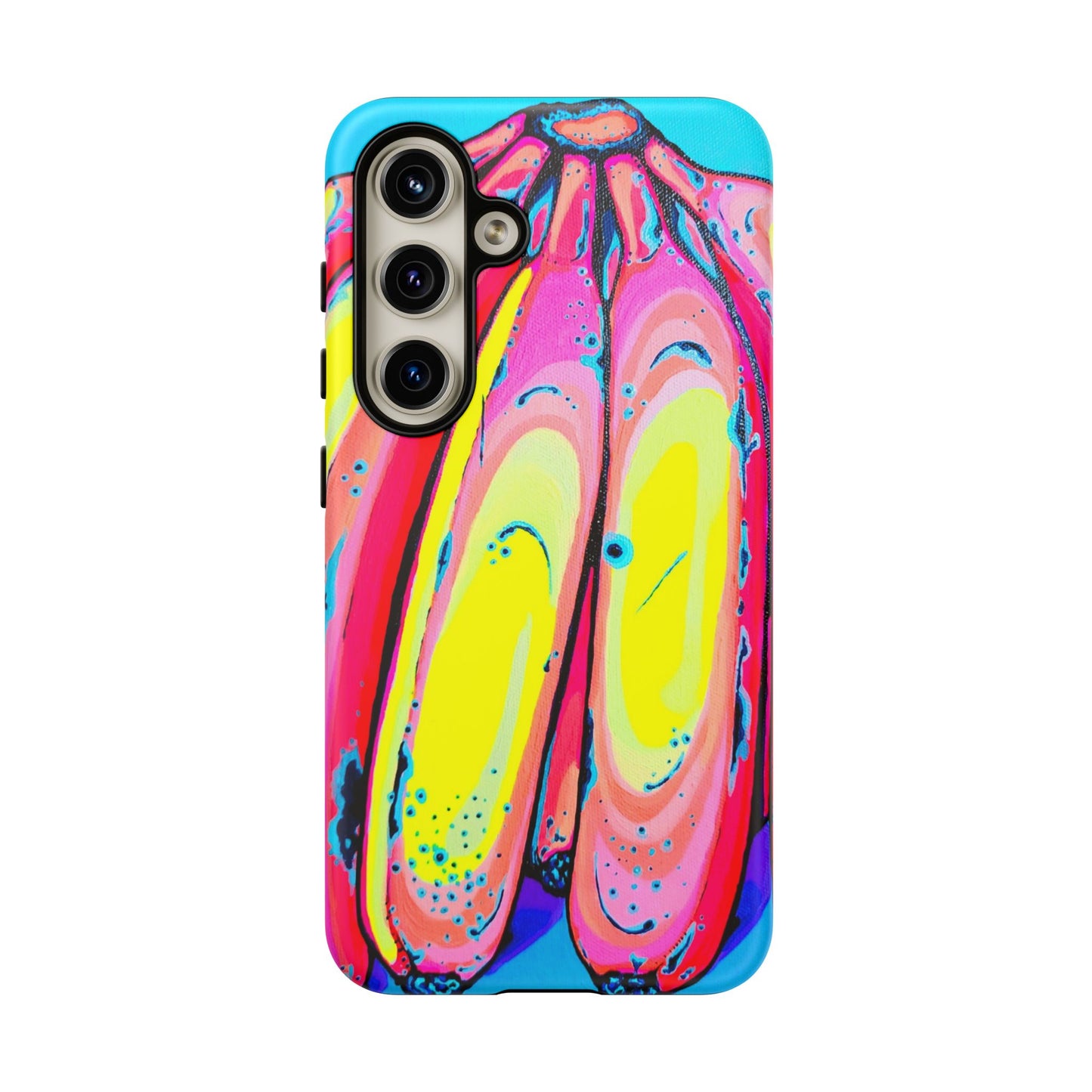 Neon Fat Bananas Tough Phone Case