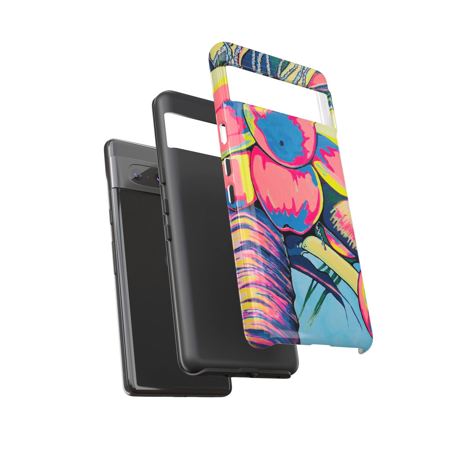 Neon Coconuts Tough Phone Case