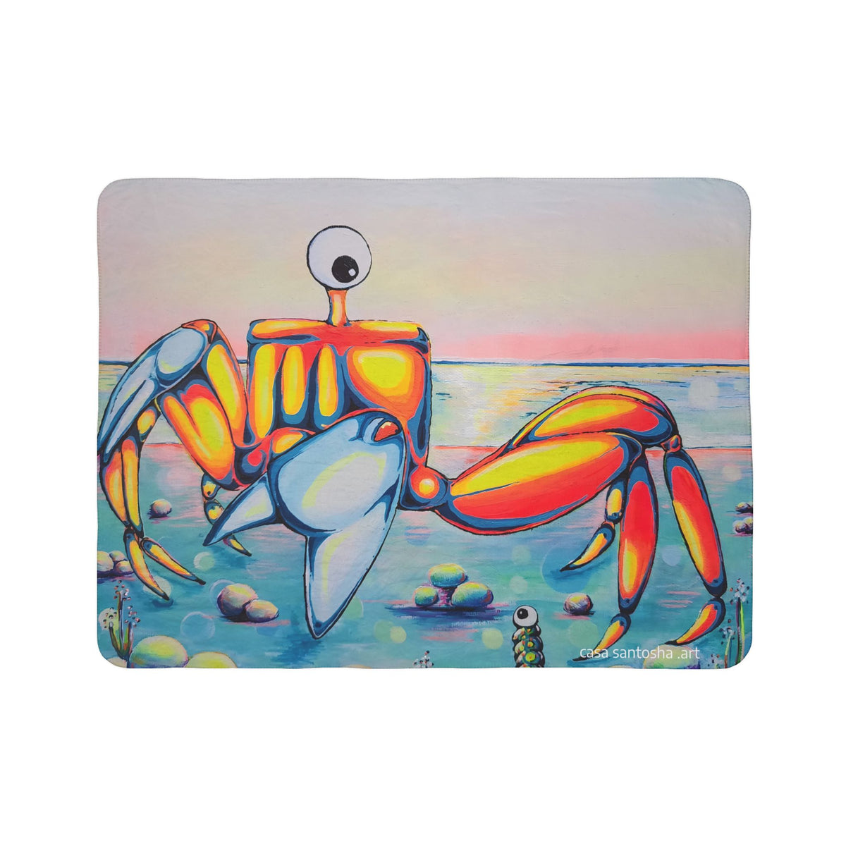 Cyclops Crab Fleece Sherpa Blanket