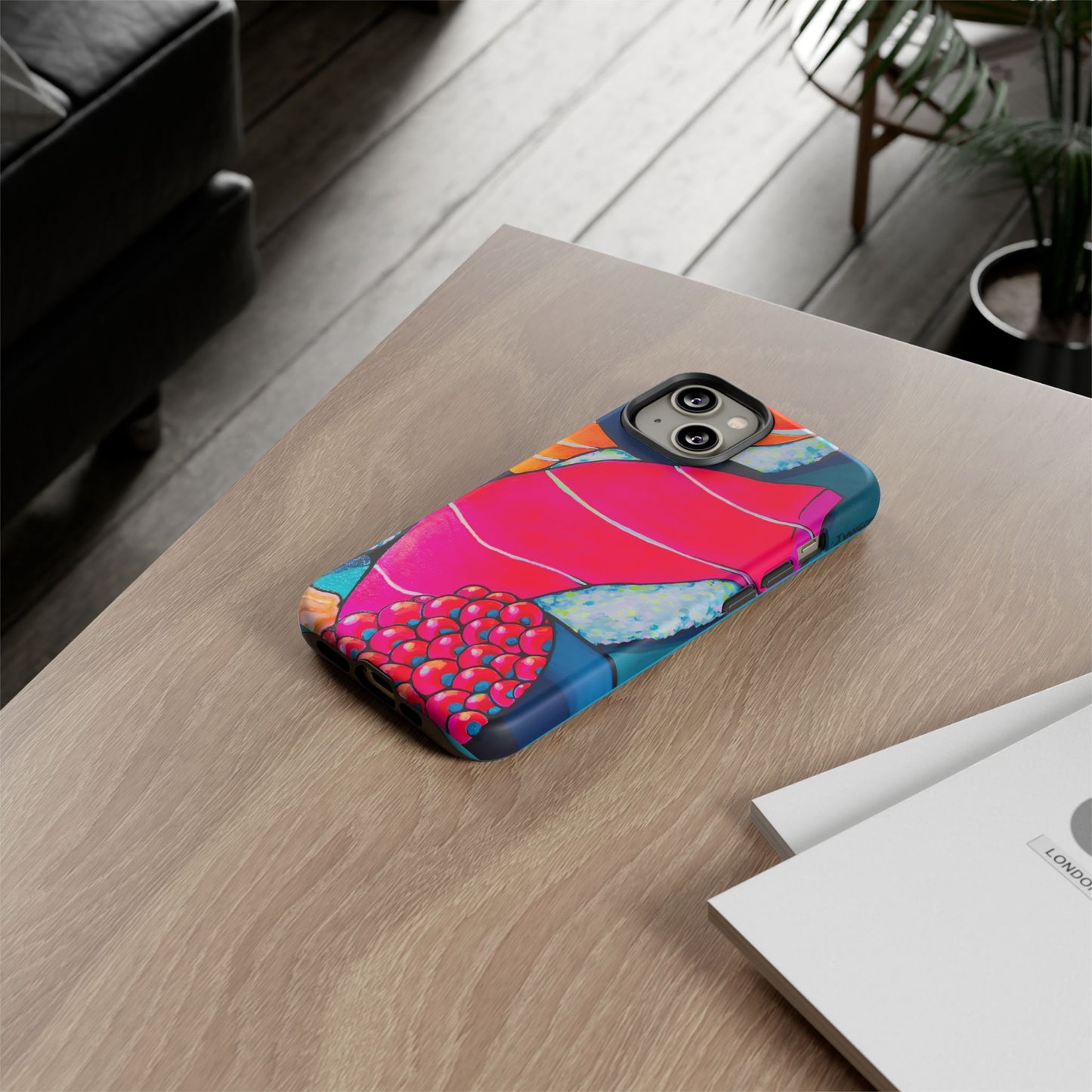 Coque de téléphone résistante Néon Sushi