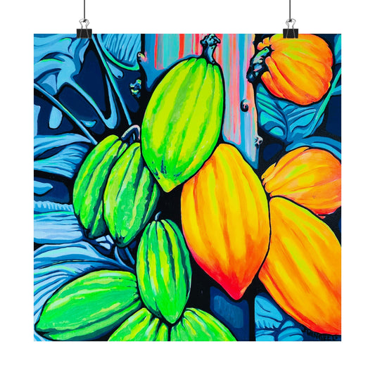 Neon Cacao Giclée Art Poster