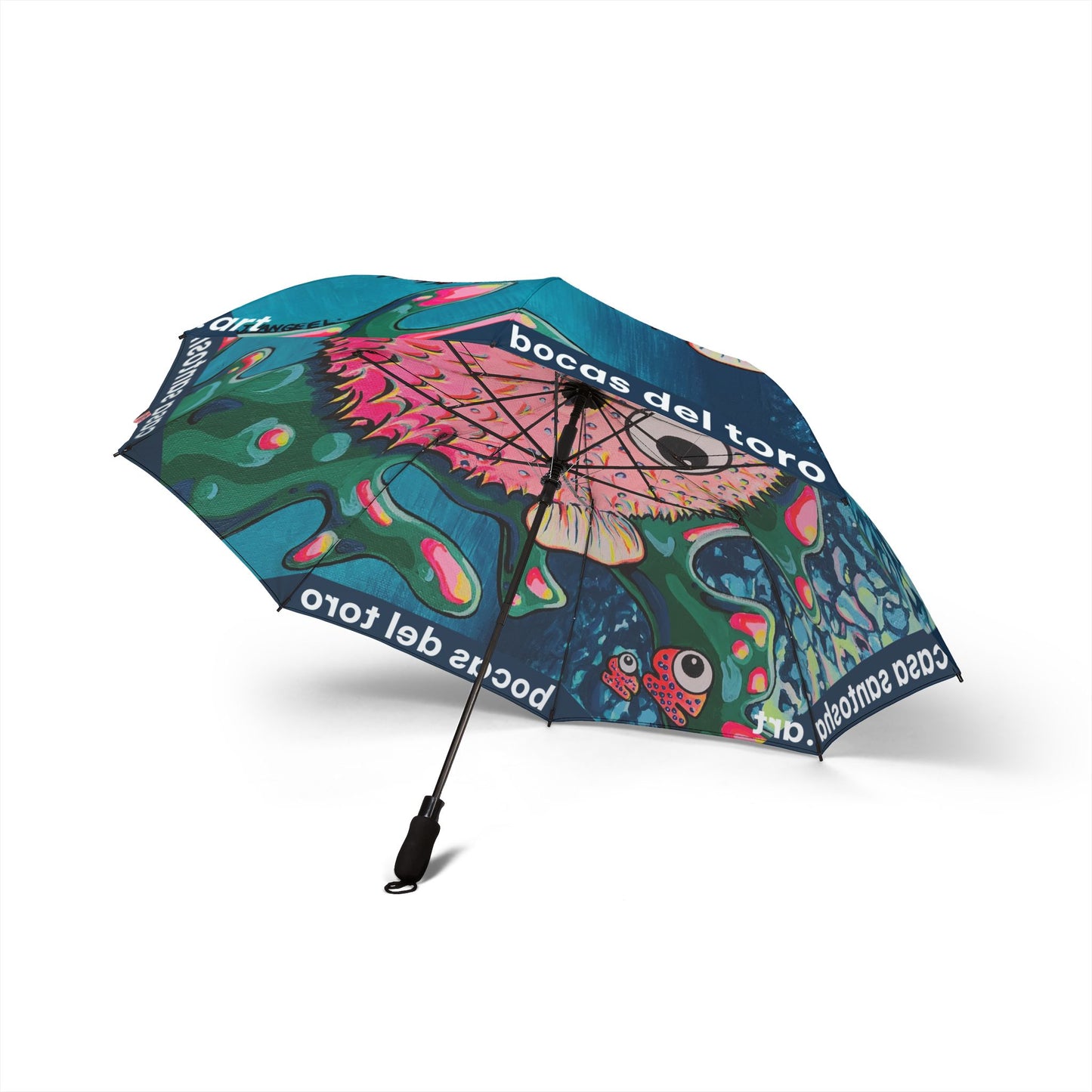 Cyclops Pufferfish Umbrella - Foldable & Stylish Rain Gear