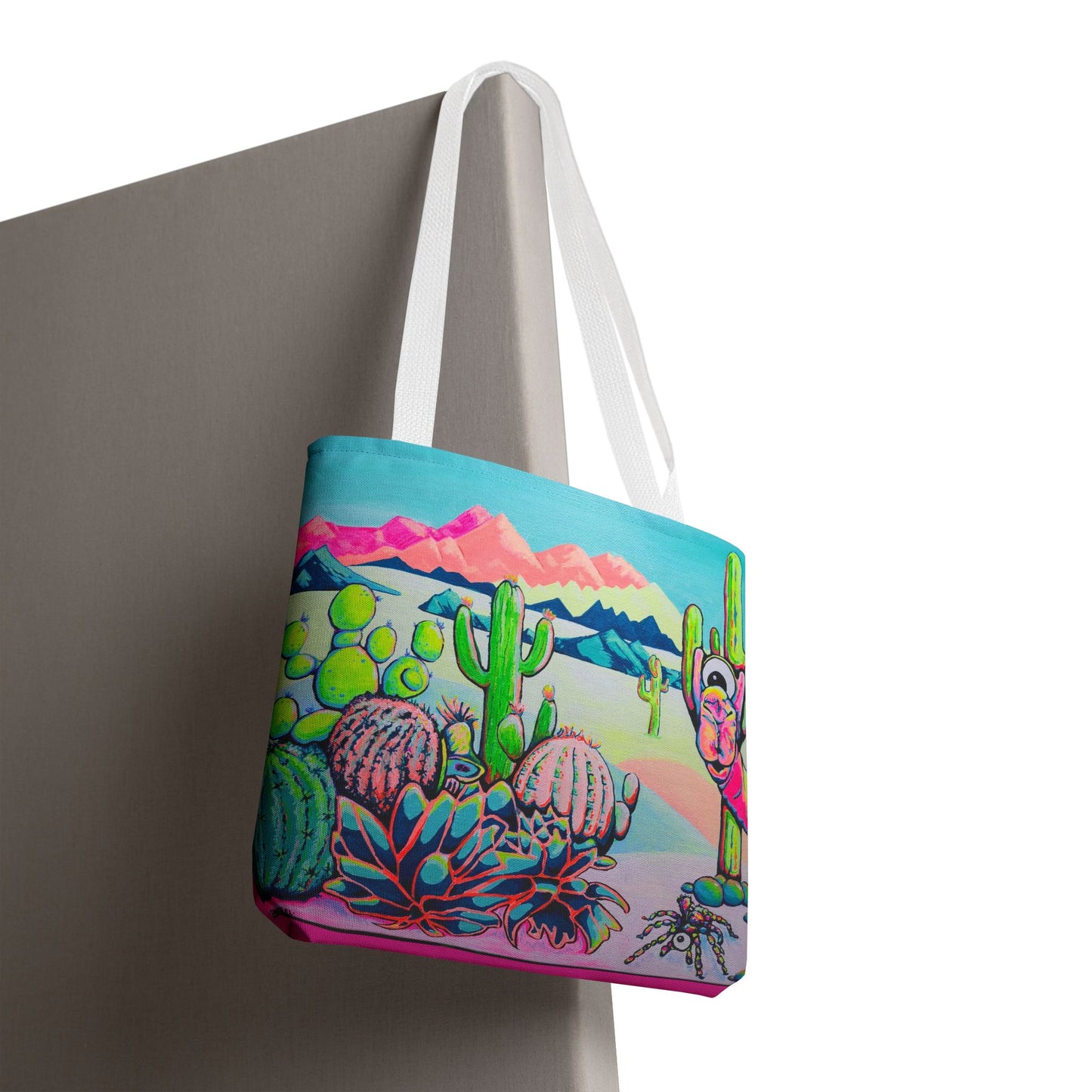 Premium Cyclops Camel Tote Bag, Original Artist Design, Reusable Shopping Tote,  Eco-Friendly