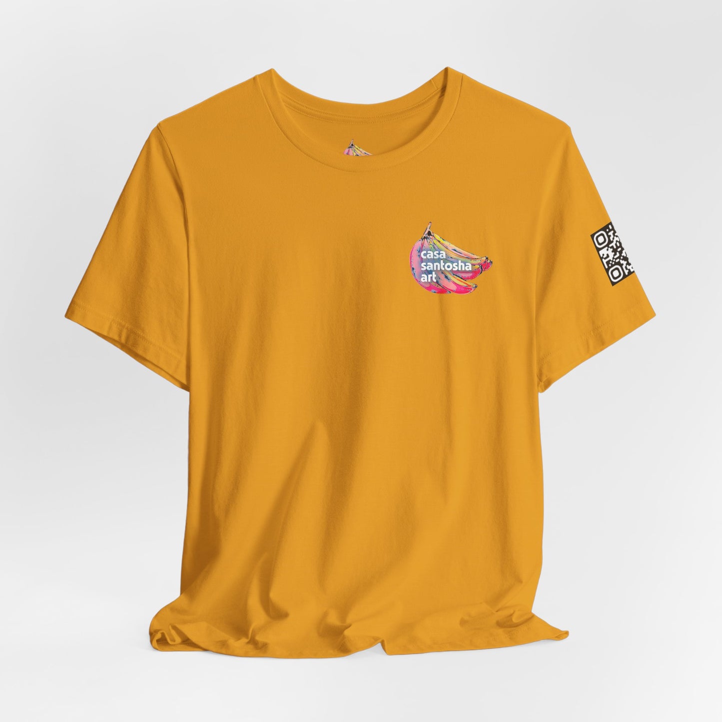 T-shirt unisexe néon à motif poisson frit