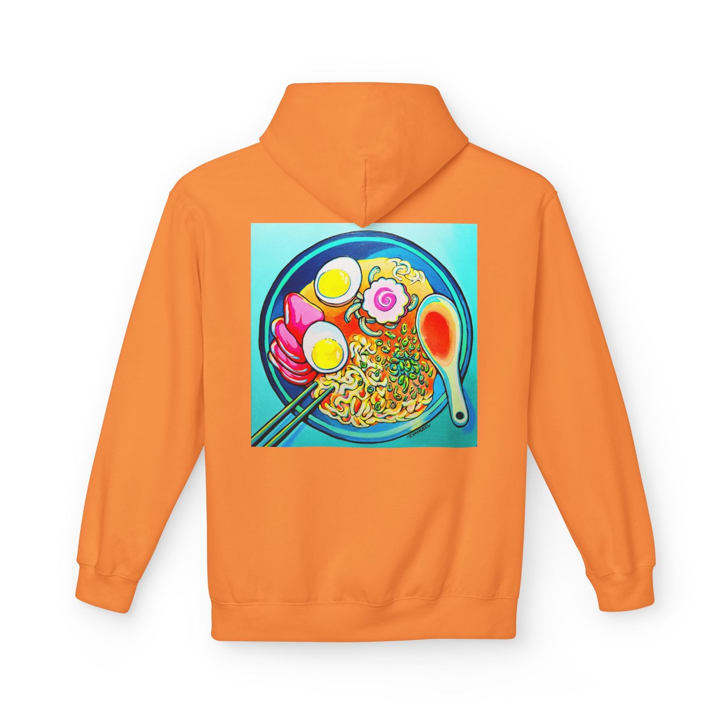 Unisex Neon Ramen Soft Hoodie