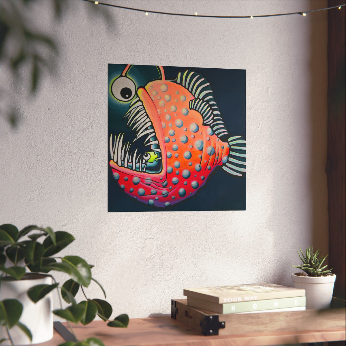Cyclops Anglerfish Giclée Art Poster