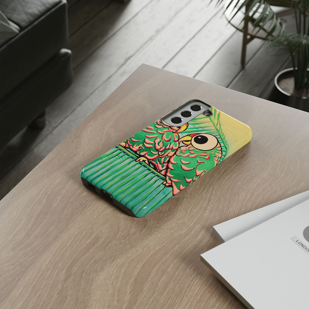 Chatty Cyclops Parrots Tough Phone Case