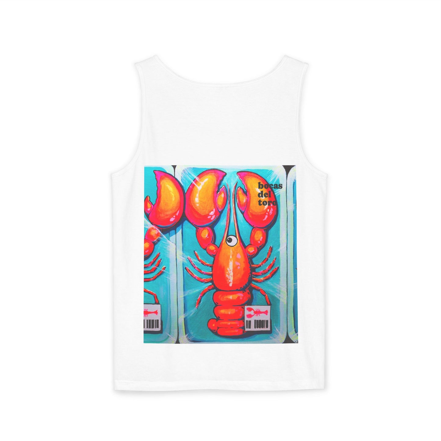 Unisex Fresh Neon Lobster Tank Top - Perfect for Summer Vibes
