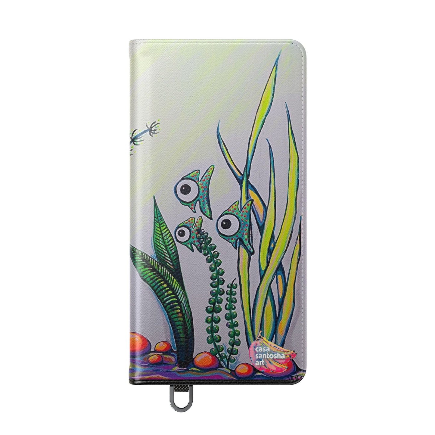 Cyclops Clam Flip Phone Case – Wallet Cover with Card Slots