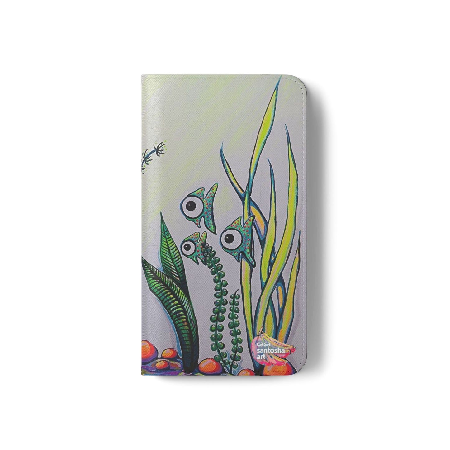 Cyclops Clam Flip Phone Case – Wallet Cover with Card Slots