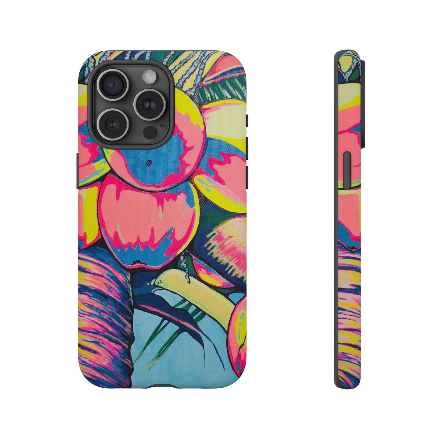 Neon Coconuts Tough Phone Case