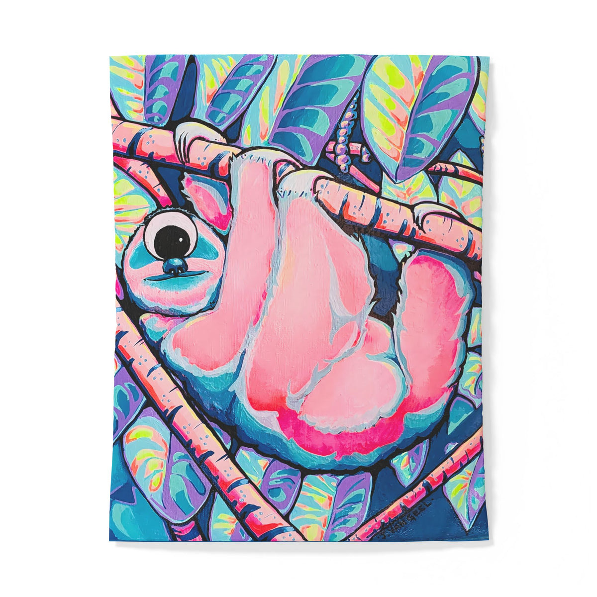 Cyclops Sloth Duvet Cover