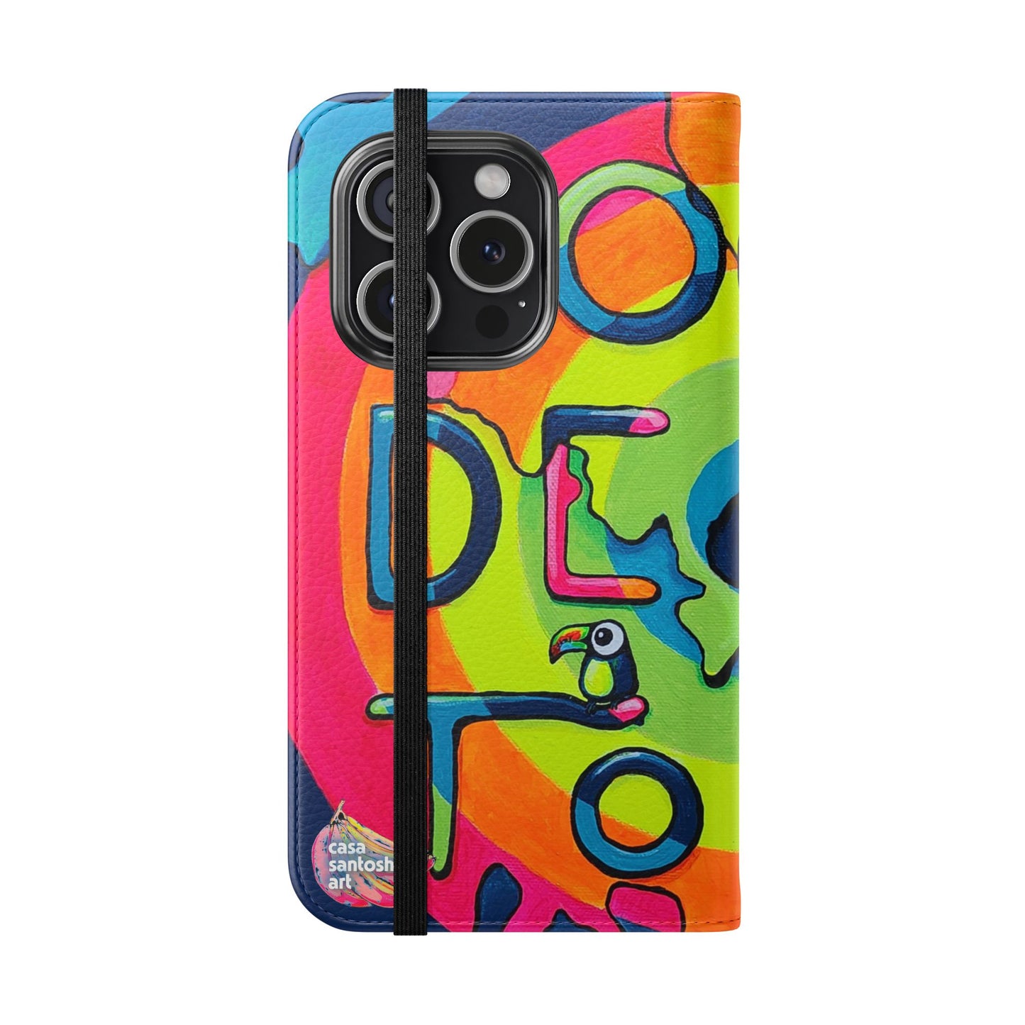 Bocas Del Toro Islands Flip Phone Case – Wallet Cover with Card Slots