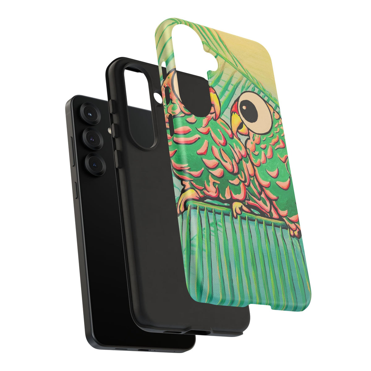 Chatty Cyclops Parrots Tough Phone Case