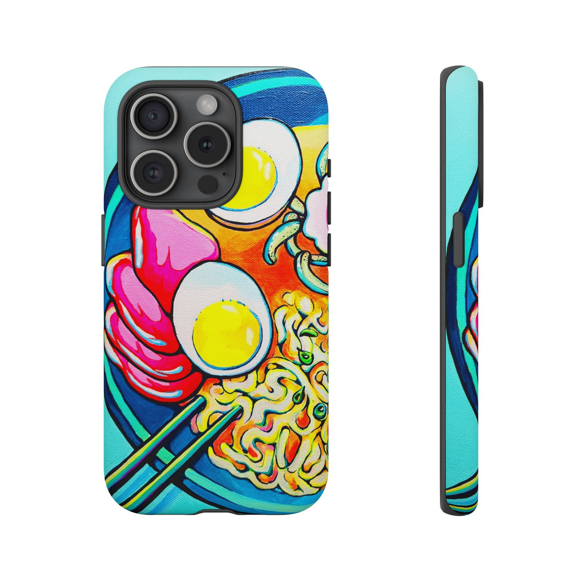 Coque de téléphone résistante Neon Ramen