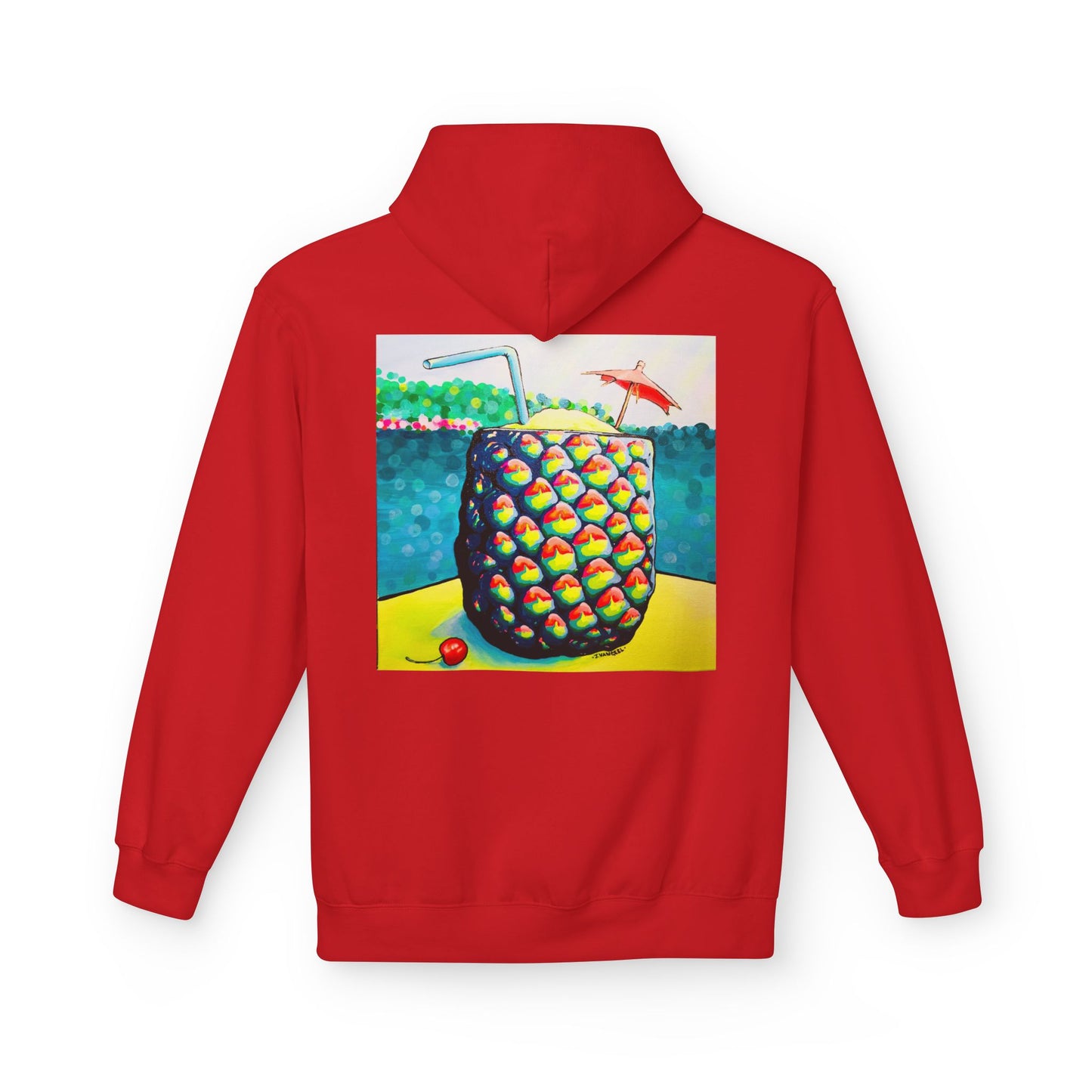Unisex Neon Piña Colada Soft Hoodie