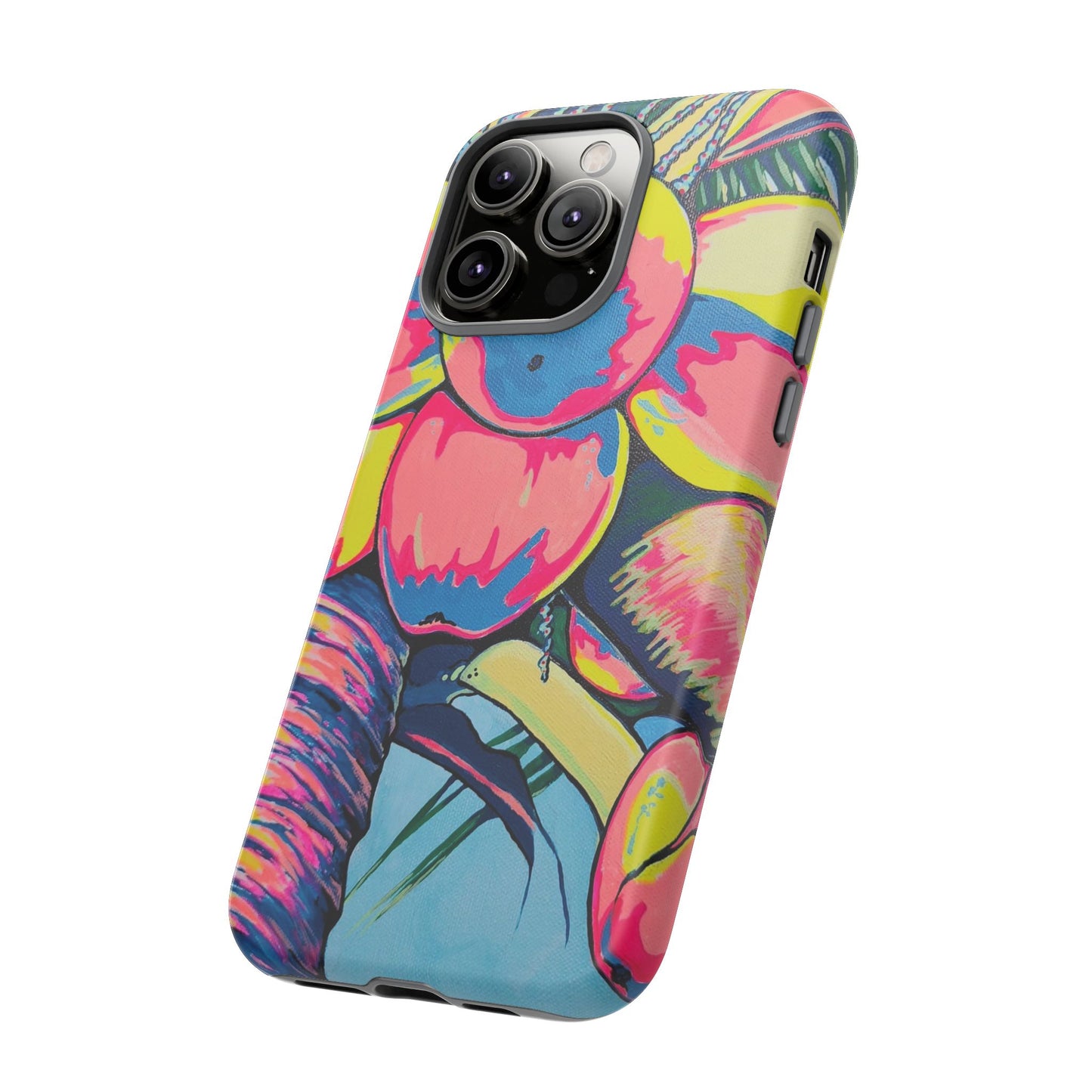 Neon Coconuts Tough Phone Case