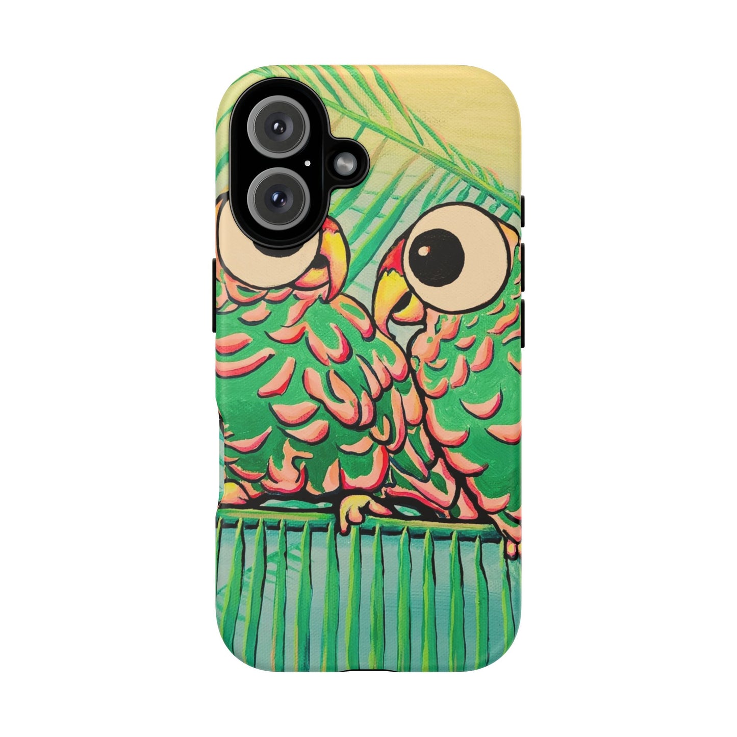 Chatty Cyclops Parrots Tough Phone Case