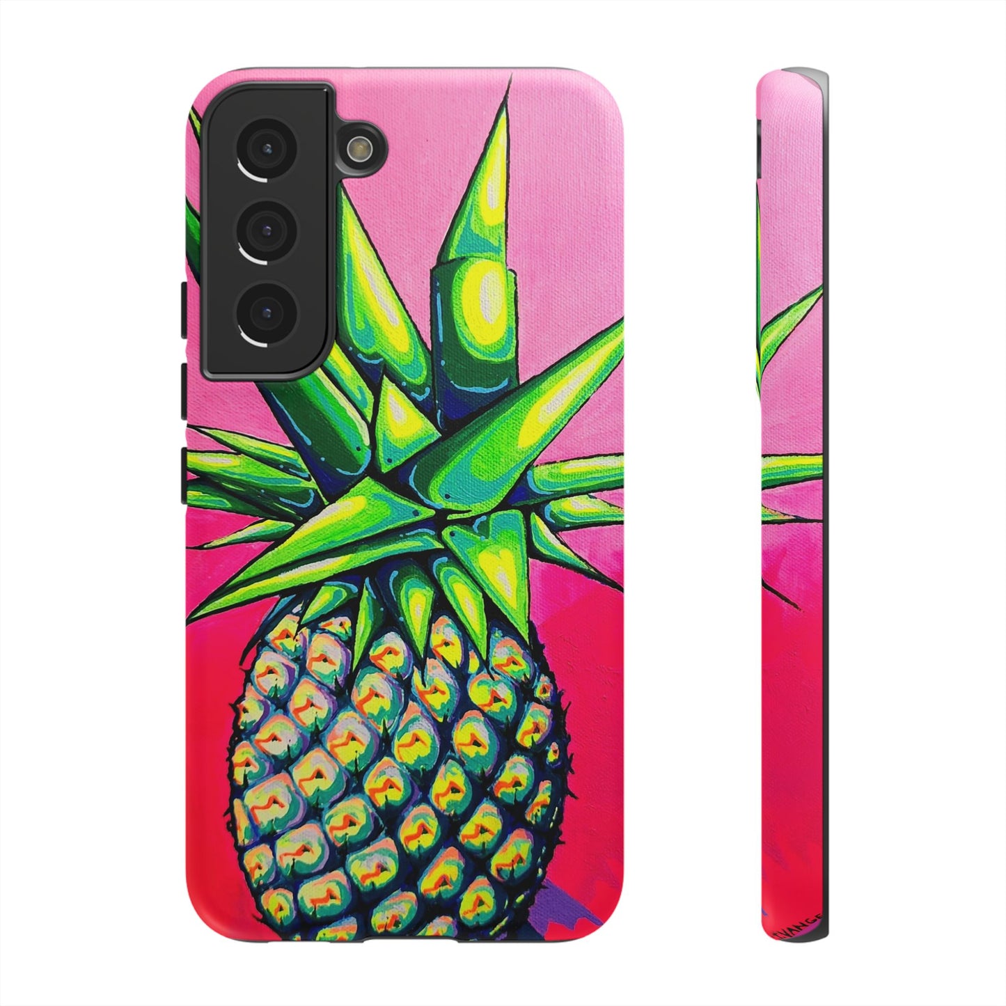 Neon Pineapple Tough Phone Case