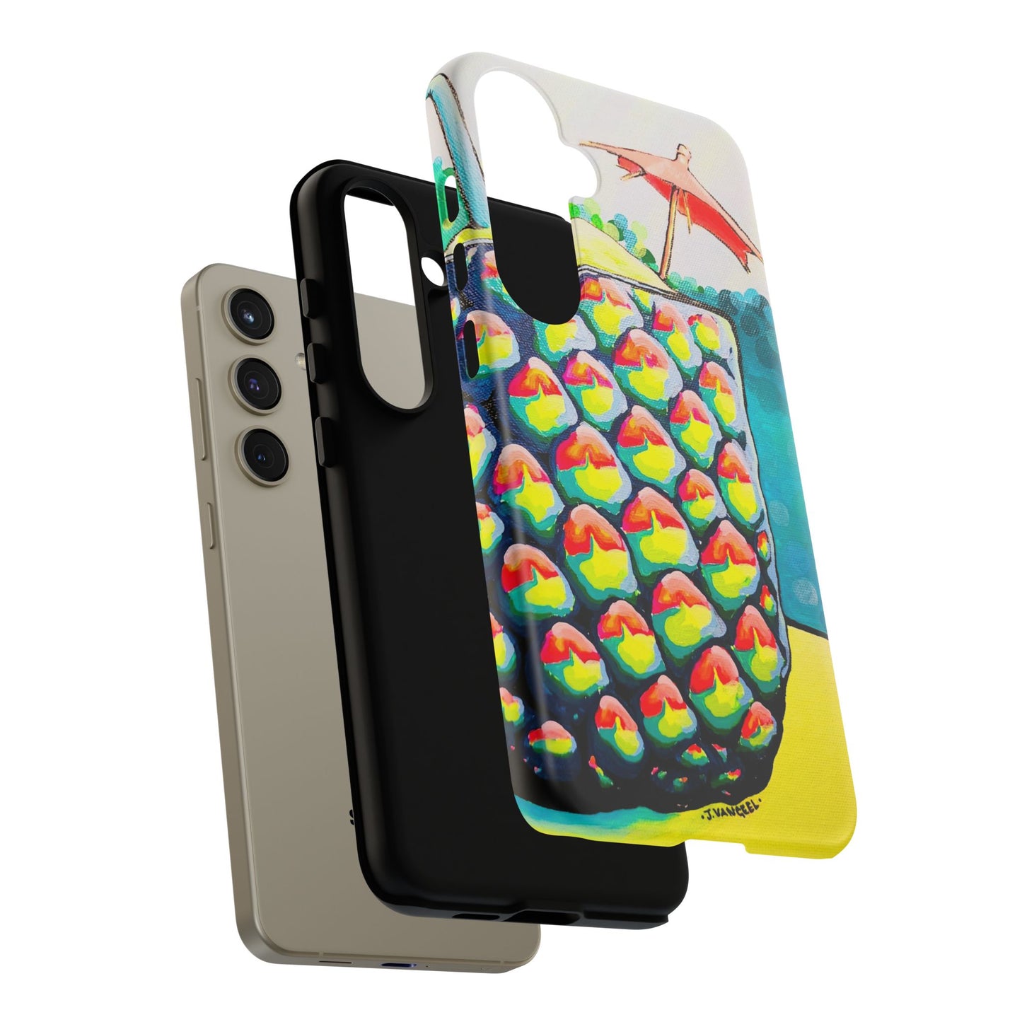 Neon Piña Colada Tough Phone Case
