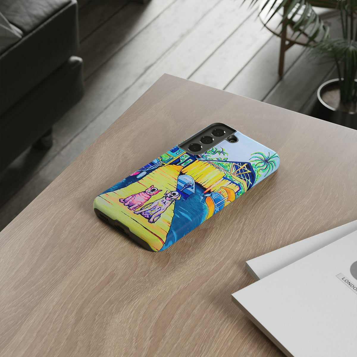 Cyclops Cat and Dog in Bocas Tough Phone Case