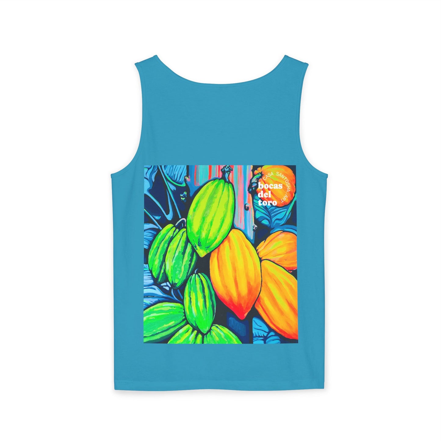 Unisex Neon Cacao Tank Top - Perfect for Summer Vibes