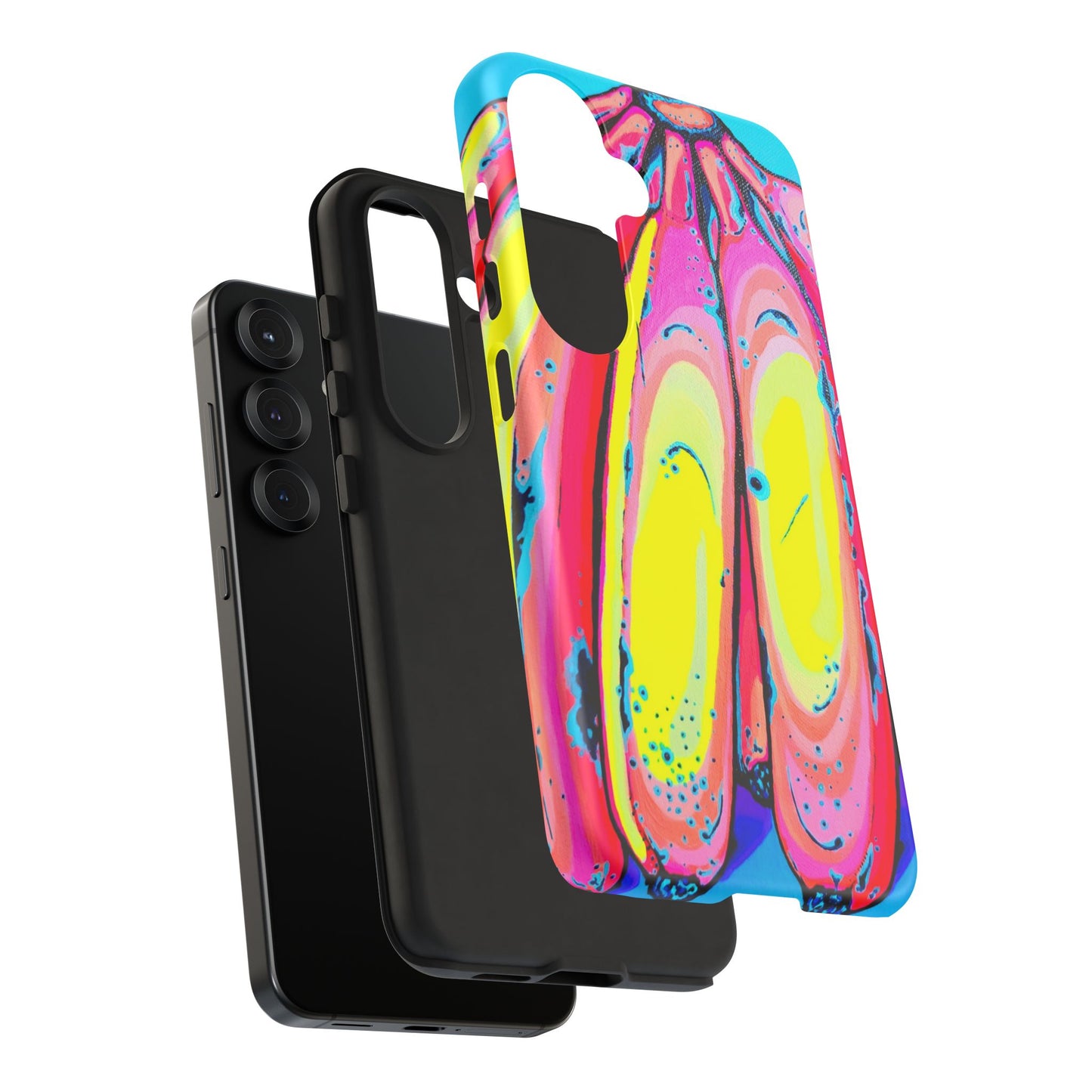 Neon Fat Bananas Tough Phone Case