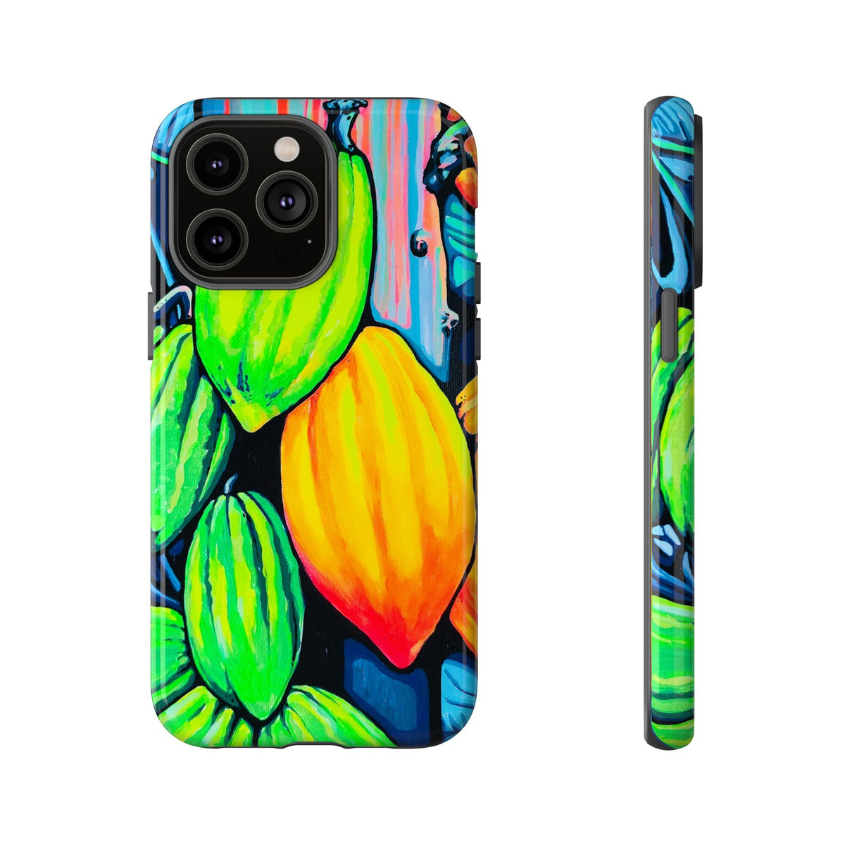 Coque de téléphone robuste Cacao Néon