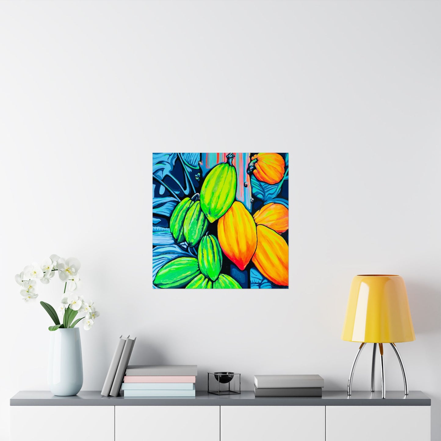 Neon Cacao Giclée Art Poster