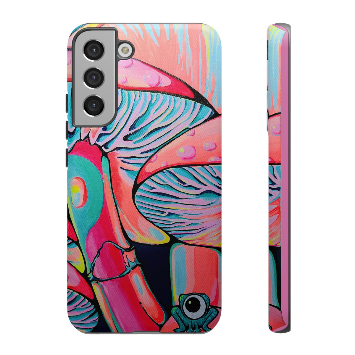 Coque de téléphone résistante Trippy Mushrooms