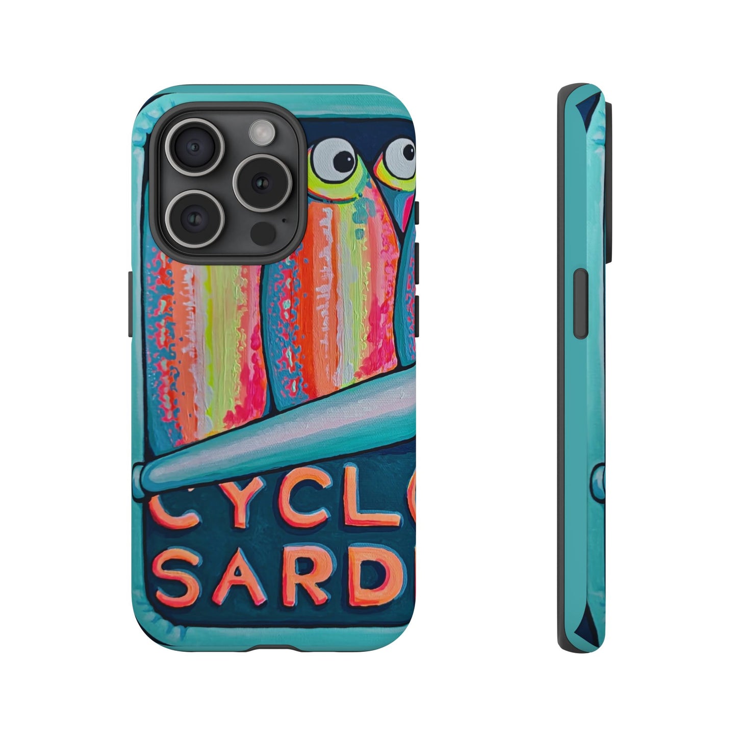 Neon Sardines Tough Phone Case