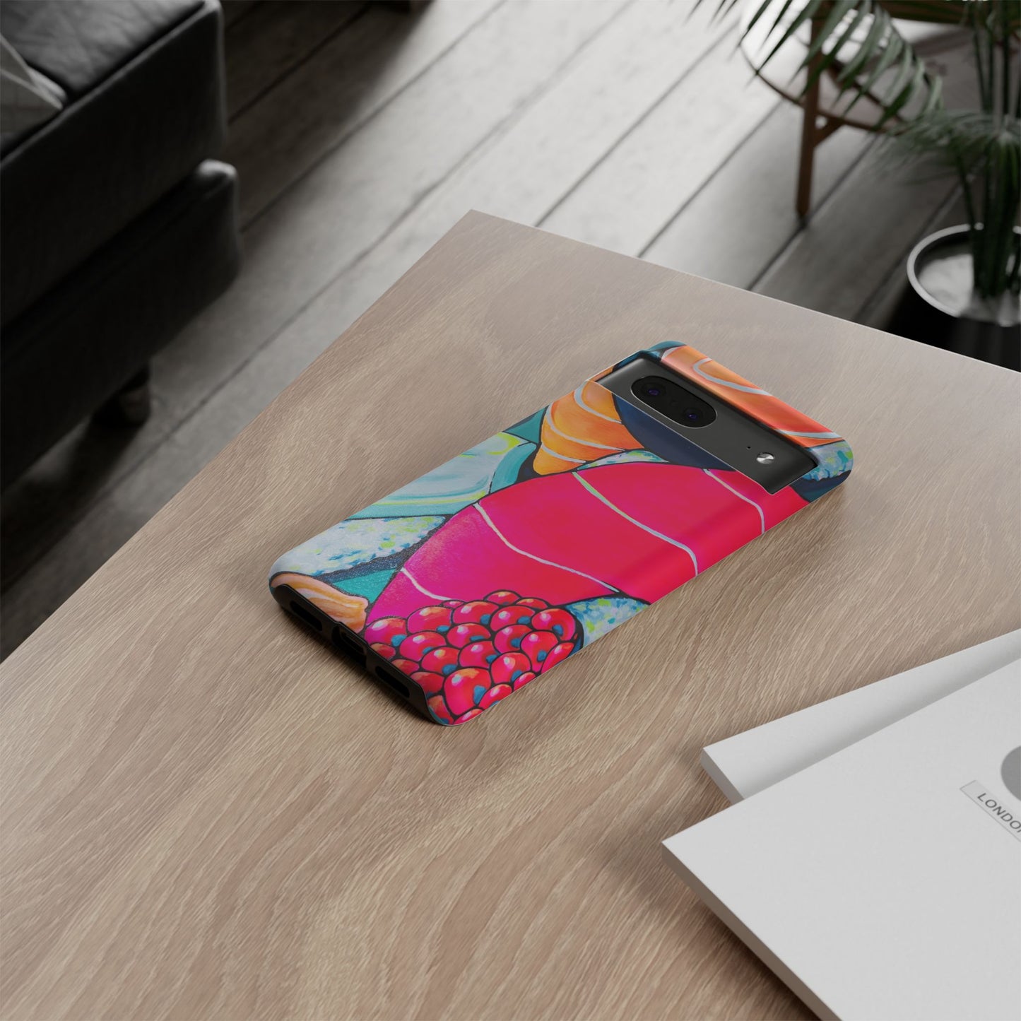 Neon Sushi Tough Phone Case