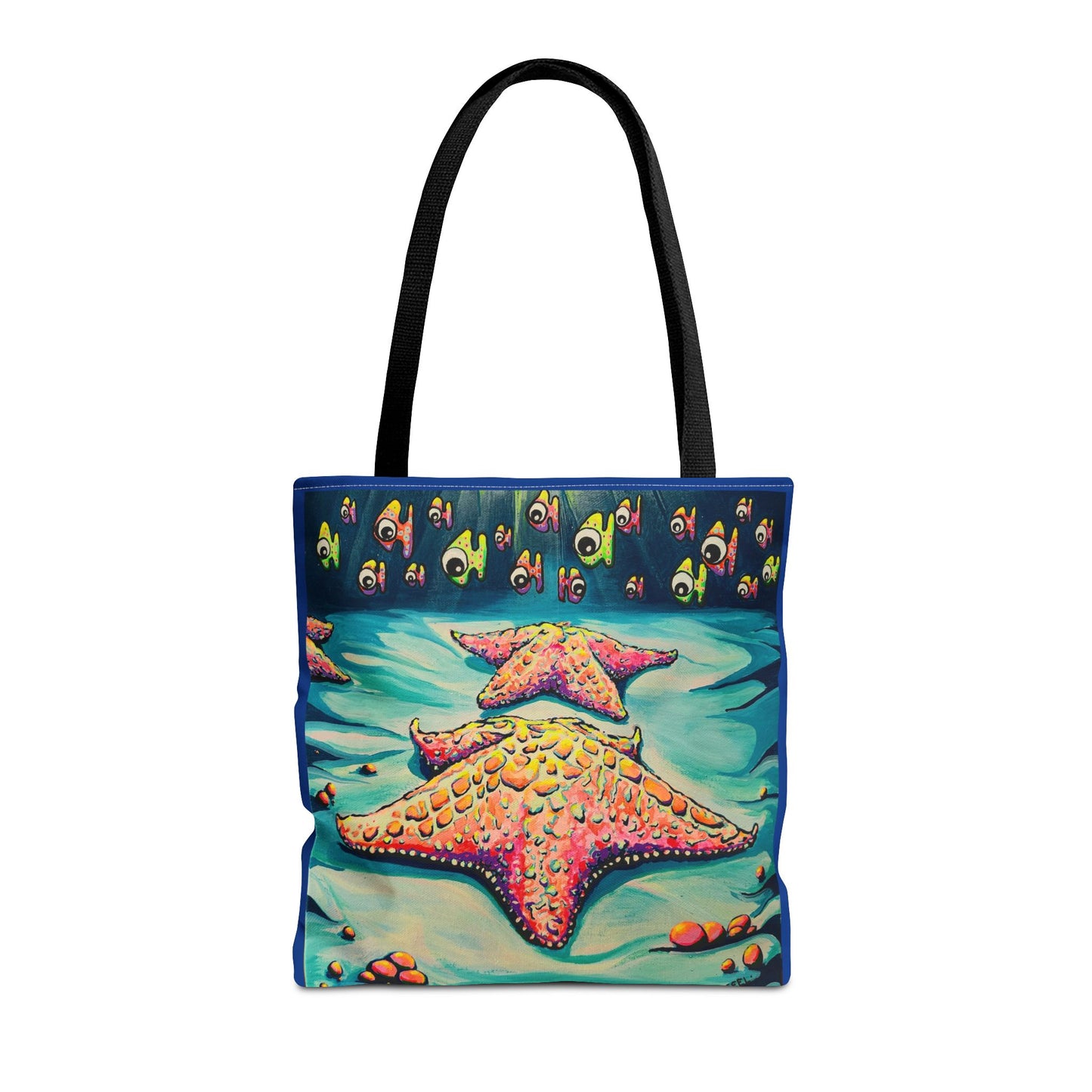 Premium Cyclops Starfish Tote Bag, Original Artist Design, Reusable Shopping Tote, Eco-Friendly
