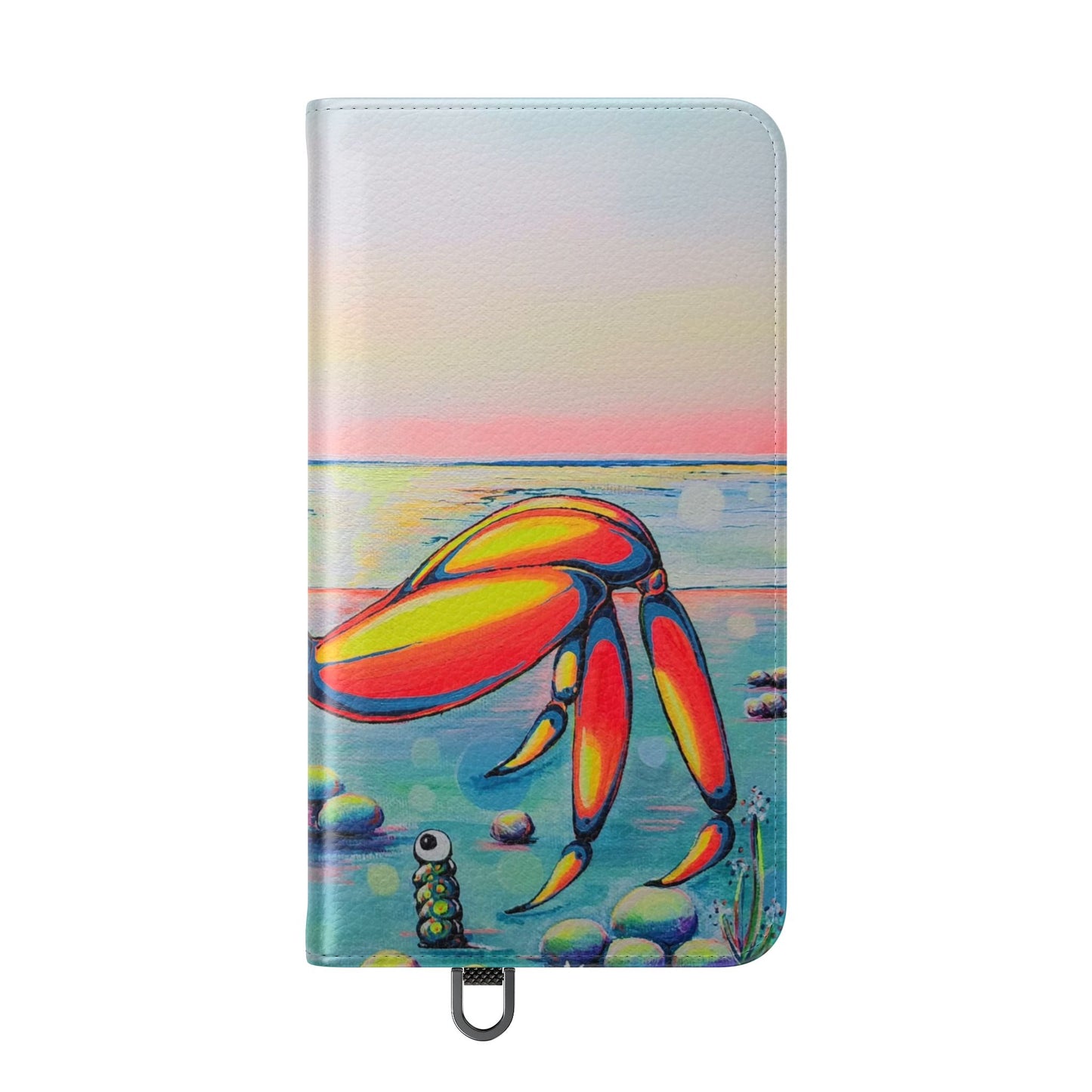 Cyclops Crab Flip Phone Case – Wallet Cover with Card Slots